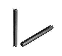 sourcing map Goupille à Ressort Fendue 6mm x 60mm Finition Unie 65Mn Rouleau Assortiment Kit pour Petits Projets Machines 20Pcs