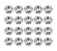 sourcing map Hexagonal écrou Attache 3/16 inch-24 Acier Inoxydable pour Vis Boulon 20Pcs