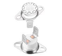 sourcing map Interrupteur contrôle température KSD301 thermostat 155°C 10A normalement fermé NC 2Pcs