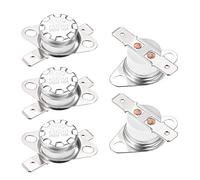 sourcing map Interrupteur contrôle température KSD301 thermostat 165°C 10A 6,3mm N.C 5Pcs Borne