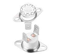 sourcing map Interrupteur contrôle température KSD301 thermostat 170°C 10A normalement fermé NC 2Pcs