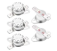 sourcing map Interrupteur contrôle température KSD301 thermostat 190°C 10A 6,3mm N.C 5Pcs Borne