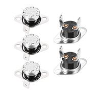 sourcing map Interrupteur contrôle température KSD301 thermostat 80°C, 10A, N.C 5Pcs