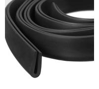 Sourcing map Joint de garniture de rebord en U, Bande de joint d'étanchéité en caoutchouc de 6 m de longueur, Type rond, convient pour un bord de 1,5-2 mm, (6 mm L x 15 mm H) Noir