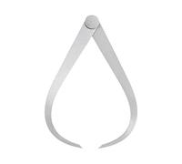 sourcing map Joint ferme extérieur étrier 150mm 6 pouces 410 acier inoxydable joint de friction ferme outil de mesure externe