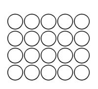 sourcing map Joint Torique 18mm OD 16mm ID 1mm Largeur Métrique Nitrile Caoutchouc Joint Étanchéité Paquet de 20