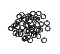 sourcing map Joint Torique 7.5mm OD 4.5mm ID 1.5mm Largeur Métrique Nitrile Caoutchouc Joint Étanchéité Paquet de 50