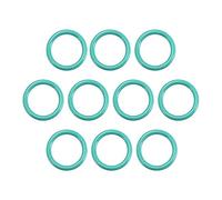 sourcing map Joints Toriques en Caoutchouc Fluoré 7mm OD 5mm ID 1mm Largeur FKM Joint Étanchéité pour Machines Plomberie Vert 10Pcs