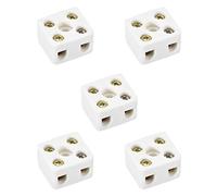 sourcing map jonction céramique 2 Contacts Connecteur haute température 21.5x19.5x14.2mm Pcs