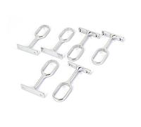 sourcing map La tige porte-vêtements penderie Bride Support 6PCS pour 30mm x 16mm Tube ovale