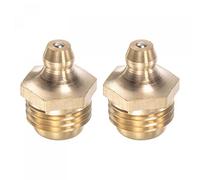 sourcing map Laiton Droit Graisse Raccord M14 x 1,5mm Filetage Hydraulique Graisse Raccord Accèsoires, 2Pcs
