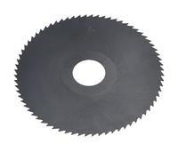 sourcing map Lame de Scie Circulaire 125mm Diamètre 0.8mm Épais 72 Dent 6542 Haute Vitesse Acier (HSS) Nitruration Fraisage Coupeur avec 27mm Arbre pour Métal Bois Coupe