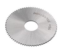 sourcing map Lame de Scie Circulaire 60mm (2-3/8") Diamètre 1.5mm Épais 72 Dent, 6542 Haute Vitesse Acier (HSS) Fraise avec 16mm Arbre pour Bois PVC Aluminium Coupage