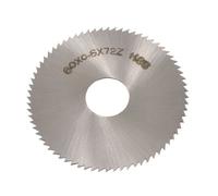 sourcing map Lame de Scie Circulaire 60mm OD 0.6mm Épaisseur 72 dents HSS Coupe à refendre