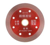 sourcing map Lame diamantée de 110 mm avec mandrin de 20 mm pour scie à maçonnerie pour couper le carrelage, le béton, la maçonnerie, la brique, le marbre et d'autres pierres