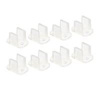 sourcing map LED Néon Montage Clips, Fixation Pinces Support Apte 6mm Silicone LED Néon Flex Bande Eclairage, Paquet de 80