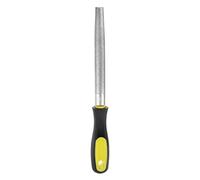 sourcing map Lime diamantée de 15,2 cm grain 80 limes demi-rondes avec poignée en plastique pour métal, verre, bois, pierre, polissage, gravure