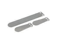 sourcing map Longueur 100mm compresseur air en acier Plaque montage Set 3 en 1