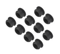 sourcing map Lot de 10 bouchons de verrouillage en silicone 12 mm de | Joint de panneau en caoutchouc noir, panneau de type affleurant, rond pour cloisons en caoutchouc de cuisine