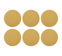 sourcing map Lot de 10 disques de ponçage 200 mm Grain 60 Papier abrasif Orbital aléatoire pour le travail du bois, automobile, métal, doré