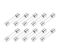 sourcing map Lot de 10 fusibles en verre 0,5 A 250 V 5 x 20 mm Fusible à soufflage lent homologué UL pour appareils ménagers