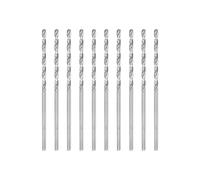 sourcing map Lot de 10 micro forets HSS W6542 de 1,75 mm, entièrement rectifiés, 52 mm de longueur pour acier doux, cuivre, aluminium