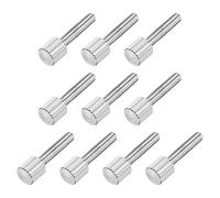 sourcing map Lot de 10 vis moletées M2,5 x 12 mm en acier inoxydable 304 à tête plate entièrement filetée pour maison, électronique, machine