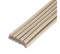sourcing map Lot de 12 mini bâtons de colle chaude pour pistolet à colle 7 mm x 100 mm Champagne doré