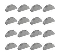 sourcing map Lot de 16 clés Woodruff en acier au carbone - 38 x 8 x 15 mm emi-cercle métrique en demi-lune pour fixations mécaniques