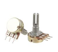 sourcing map Lot de 2 B10 K 10 K ohm Simple linéaire Taper potentiomètres Ratory