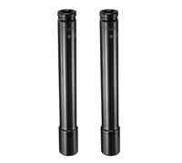 sourcing map Lot de 2 douilles à choc carrées 1/2" par douille 6 pans de 19 | Métrique, 200 mm (200 mm) extra long, douille rabattable en acier à haute teneur en carbone, pour réparation d'écrous