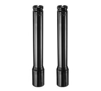 sourcing map Lot de 2 douilles à choc carrées 1/2" par douille 6 pans de 22 | Métrique, 200 mm (200 mm) extra long, douille rabattable en acier à haute teneur en carbone, pour réparation d'écrous