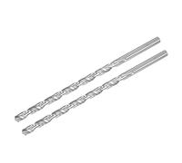 sourcing map Lot de 2 forets hélicoïdaux en acier rapide HSS - Diamètre de perçage : 8 mm - Longueur : 200 mm