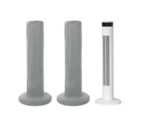 sourcing map Lot de 2 housses anti-poussière pour ventilateur de tour (104,1 cm) - Ventilateur électrique sur pied - Housse de protection anti-poussière pour maison/chambre/bureau, gris