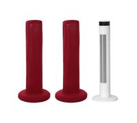 sourcing map Lot de 2 housses anti-poussière pour ventilateur de tour électrique (104,1 cm) - Housse de protection anti-poussière pour maison/chambre/bureau, rouge