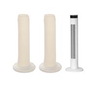 sourcing map Lot de 2 housses anti-poussière pour ventilateur de tour électrique (104 cm) - Housse de protection anti-poussière pour maison/chambre/bureau, beige