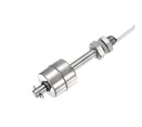 sourcing map Lot de 2 interrupteurs à flotteur en acier inoxydable, tige de | Capteur de niveau d'eau vertical à 2 fils, filetage M10, contrôleur de niveau de liquide pour pompe/alarme