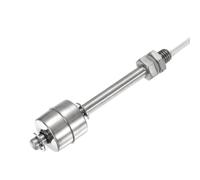 sourcing map Lot de 2 interrupteurs à flotteur en acier inoxydable, tige de | Capteur de niveau d'eau vertical à 2 fils, filetage M10, contrôleur de niveau de liquide pour pompe/alarme