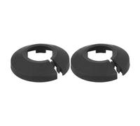 sourcing map Lot de 2 plaques de 20 mm - Convient pour collier de tuyau d'eau de 2 cm de diamètre extérieur - Plaques de protection en plastique PP (noir)