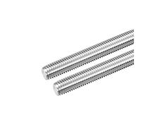 sourcing map Lot de 2 tiges filetées entièrement filetées M14 x 300 mm 2 mm en acier inoxydable 304 à droite