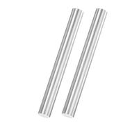 sourcing map Lot de 2 tiges rondes en acier, 11,5 mm x 100 mm SKD11 en acier massif pour perceuse à arbre et tour d'alésage