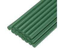 sourcing map Lot de 20 bâtons de colle chaude pour pistolet à colle 11 mm Mini bâton de colle à chaud Vert foncé