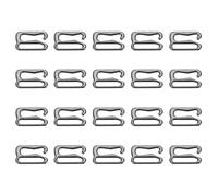 sourcing map Lot de 20 crochets de sangle de soutien-gorge de 15 mm, 9 formes en alliage, clips coulissants pour sangle de soutien-gorge, fermoir de maillot de bain, crochets de rechange pour