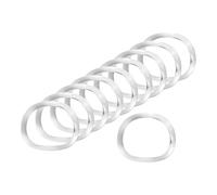 sourcing map Lot de 20 rondelles à ressort ondulées, 23 mm x 29 mm x 0,3 mm (ODxIDxT) - Rondelles incurvées en acier inoxydable 304 pour boulons à vis, rondelles ondulées pour machines (argent)