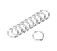 sourcing map Lot de 200 rondelles à ressort ondulées, 10 mm x 15 mm x 0,3 mm (ODxIDxT) - Rondelles incurvées en acier inoxydable 304 pour boulons à vis, rondelles ondulées pour machines (argent)