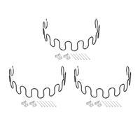 sourcing map Lot de 3 kits de réparation de ressorts d'ameublement, 45 cm, kit de réparation avec clips et clous pour meubles, canapés, chaises inclinables