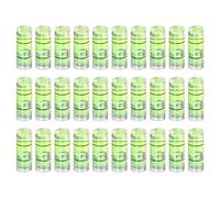 sourcing map Lot de 30 petites fioles cylindriques de niveau à bulle en PMMA 12 x 5 mm - Mini niveau à bulle horizontal - Outils de mesure pour camping-car, TV, cadre photo - Outil de mise en niveau