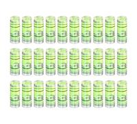 sourcing map Lot de 30 petites fioles cylindriques de niveau à bulle en PMMA 13 x 5 mm - Mini niveau à bulle horizontal - Outils de mesure pour camping-car, TV, cadre photo - Outil de mise en niveau