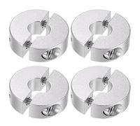sourcing map Lot de 4 colliers de serrage à double fente pour arbre de 10 mm, diamètre extérieur 30 mm, largeur 10 mm, pour bouchons, positions, poulies de distribution, machines-outils, industrie,