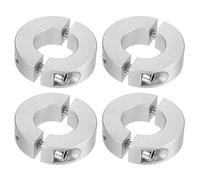 sourcing map Lot de 4 colliers de serrage à double fente pour arbre de 20 mm, diamètre extérieur de 40 mm, largeur 12 mm, pour bouchons, positions, poulies de distribution, machines-outils, industrie,